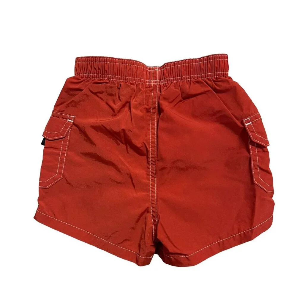 Baby Gap 6-12m Red Cargo Swim Trunks